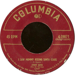 Jimmy Boyd I Saw Mommy Kissing Santa Claus / Thumbelina USED VINYL 7INCH SINGLE 45 RPM