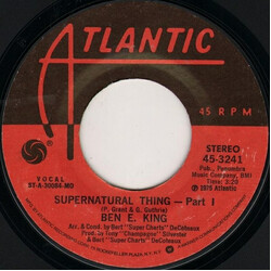 Ben E. King Supernatural Thing USED VINYL 7INCH 45 RPM SINGLE STYRENE STEREO