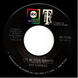 Ray Charles I'll Be Your Servant / I Didn't Know What Time It Was USED VINYL 7INCH 45 RPM
