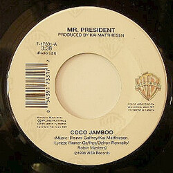 Mr. President Coco Jamboo USED VINYL 7INCH SINGLE