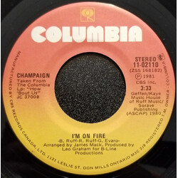 Champaign I'm On Fire / Spinnin' USED VINYL 7INCH 45 RPM
