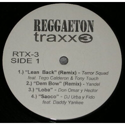 Various Reggaeton Traxx 3 USED VINYL 12INCH 45 RPM