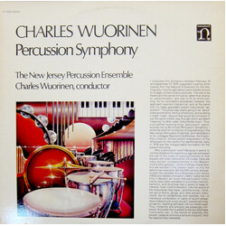 Charles Wuorinen / The New Jersey Percussion Ensemble Percussion Symphony Vinyl LP USED