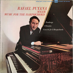 Rafael Puyana / Padre Antonio Soler Music For The Harpsichord: Fandango · 6 Sonatas · Concerto For 2 Harpsichords Vinyl LP USED