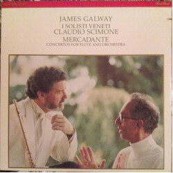James Galway / I Solisti Veneti / Claudio Scimone / Giuseppe Saverio Mercadante Concertos For Flute And Orchestra Vinyl LP USED