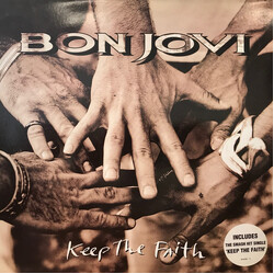 Bon Jovi Keep The Faith Vinyl LP USED