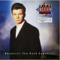 Rick Astley Whenever You Need Somebody Vinyl LP USED