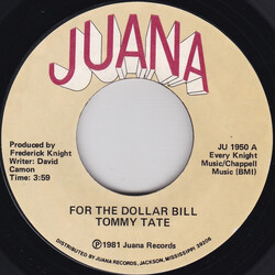 Tommy Tate For The Dollar Bill / We Don't USED VINYL 7INCH SINGLE 45 RPM