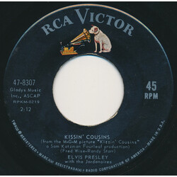 Elvis Presley / The Jordanaires Kissin' Cousins USED VINYL 7INCH 45 RPM SINGLE