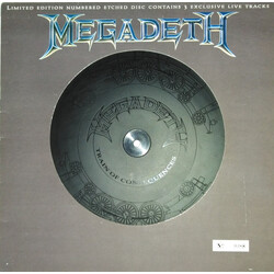Megadeth Train Of Consequences USED VINYL 12INCH SINGLE SIDED ETCHED LIMITED EDITION NUMBERED