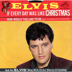 Elvis Presley If Every Day Was Like Christmas USED VINYL 7INCH 45 RPM SINGLE