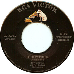 Harry Belafonte Hello Everybody USED VINYL 7INCH 45 RPM