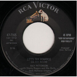Ray Peterson Let's Try Romance USED VINYL 7INCH 45 RPM SINGLE