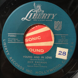 Dick Kallman / The Spencer-Hagen Orchestra Young And In Love / I Cry To The Moon USED VINYL 7INCH 45 RPM SINGLE