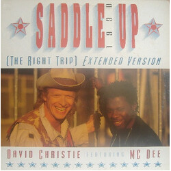 David Christie Saddle Up (1990) USED VINYL 12INCH 45 RPM