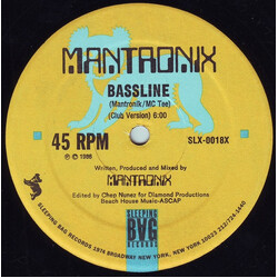 Mantronix Bassline USED VINYL 12INCH 45 RPM