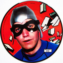 The Aquabats! Chainsaw Vs. Powdered Milk Man USED VINYL 7INCH 33 S RPM LIMITED EDITION PICTURE DISC