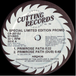 Hashim Primrose Path / Al Naafiysh (The Soul) USED VINYL 12INCH 33 S RPM PROMO LIMITED EDITION