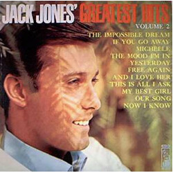 Jack Jones Jack Jones' Greatest Hits Volume 2 Vinyl LP USED