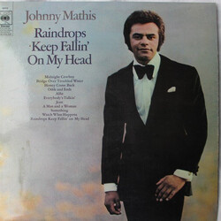 Johnny Mathis Raindrops Keep Fallin' On My Head Vinyl LP USED