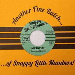 Mako1972 Cannonball Lecture / Even Ghosts Perish USED VINYL 7INCH 45 RPM SINGLE LIMITED EDITION