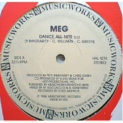 MEG Dance All Nite USED VINYL 12INCH 33 S RPM