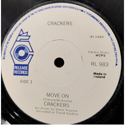 Crackers (12) Move On USED VINYL 7INCH 45 RPM SINGLE