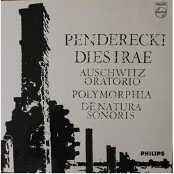 Krzysztof Penderecki Dies Irae (Auschwitz Oratorium) / Polymorphia / De Natura Sonoris Vinyl LP USED