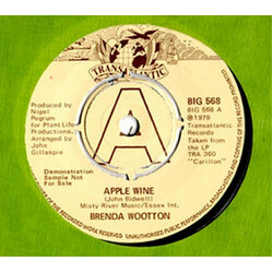 Brenda Wootton Apple Wine / Silver Net USED VINYL 7INCH 45 RPM SINGLE PROMO