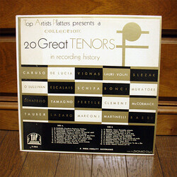 Various Top Artists Platters Presents A Collection: 20 Great Tenors In Recording History Vinyl LP USED