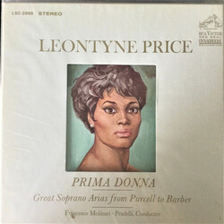 Leontyne Price Prima Donna-Great Soprano Arias From Purcell To Barber Vinyl LP USED