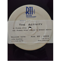 The Activity Phreq Atak USED VINYL 12INCH TEST PRESSING