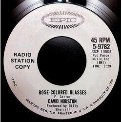 David Houston Rose-Colored Glasses / The Ballad Of The Fool Killer Vinyl 7" USED