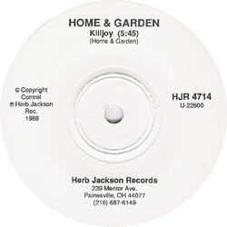 Home And Garden Killjoy USED VINYL 7INCH 33 S RPM EP