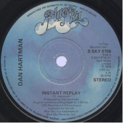 Dan Hartman Instant Replay USED VINYL 7INCH 45 RPM