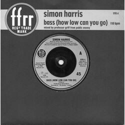 Simon Harris Bass (How Low Can You Go) USED VINYL 7INCH 45 RPM SINGLE