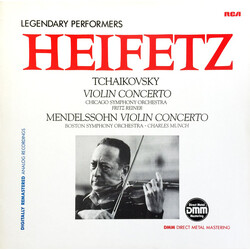 Jascha Heifetz Legendary Perfomers - Tschaikowski - Mendelssohn - Violin Concerto Vinyl LP USED
