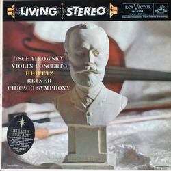 Pyotr Ilyich Tchaikovsky / Jascha Heifetz / Fritz Reiner / Chicago Symphony Orchestra Violin Concerto Vinyl LP USED