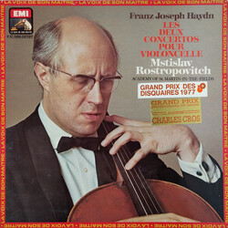 Joseph Haydn / Mstislav Rostropovich / The Academy Of St. Martin-in-the-Fields Les Deux Concertos Pour Violoncelle Vinyl LP USED