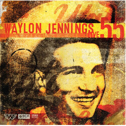 Waylon Jennings Live 55 Vinyl LP USED