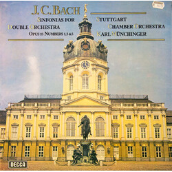 Johann Christian Bach / Stuttgarter Kammerorchester / Karl Münchinger Sinfonias For Double Orchestra Opus 18 Number 1,3 & 5 Vinyl LP USED