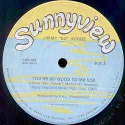 Jimmy "Bo" Horne You're So Good To Me USED VINYL 12INCH 33 S RPM