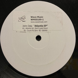 John Daly Atlantis EP USED VINYL 12INCH 33 S RPM EP PROMO WHITE LABEL
