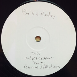 Paris & Healey Under Pressure USED VINYL 12INCH 33 S RPM TEST PRESSING WHITE LABEL