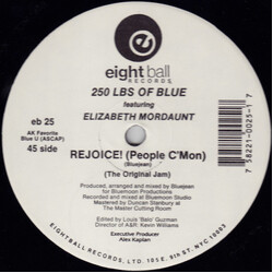 250 Lbs. Of Blue / Elizabeth Mordaunt Rejoice! (People C'Mon) USED VINYL 12INCH 33 S RPM 45 RPM