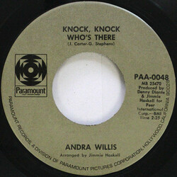 Andra Willis Knock, Knock Who's There / Change Of Heart USED VINYL 7INCH SINGLE