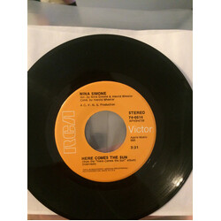Nina Simone Here Comes The Sun / Angel Of The Morning USED VINYL 7INCH 45 RPM SINGLE