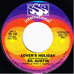 Sil Austin Lover's Holiday / Honey USED VINYL 7INCH 45 RPM