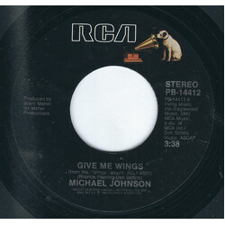Michael Johnson (5) Give Me Wings USED VINYL 7INCH 45 RPM SINGLE STYRENE