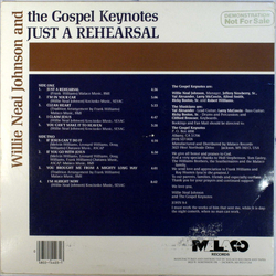 Willie Neal Johnson / The Gospel Keynotes Just A Rehearsal Vinyl LP USED